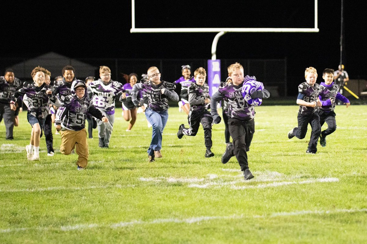 AaronKDesigns's tweet photo. Little Rams. Big memories. 💜🏈📣

Youth Night brought football and cheer together—and these smiles deserve a spot beyond the camera roll. What was your favorite part of the night?

Find your favorites and purchase photos: https://t.co/BJyRnSQZJv

#StrasburgRams #YouthNight #fn5gl #entry
