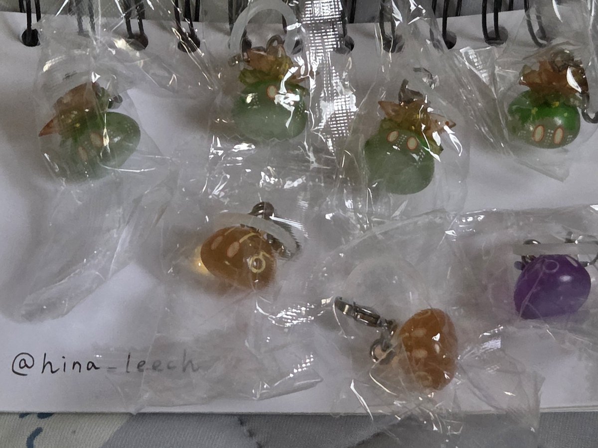 hina_leech's tweet photo. 【交換、譲渡】
��チャガチャ 原神 スライムめじるしアクセサリー

譲】
雷スライム1
変異雷スライム2
草スライム4

求】
水スライム
or定価(+送料)

大阪手渡しor郵送◎

検索からでもぜひお声掛けください。 https://t.co/xOJlj28XMV