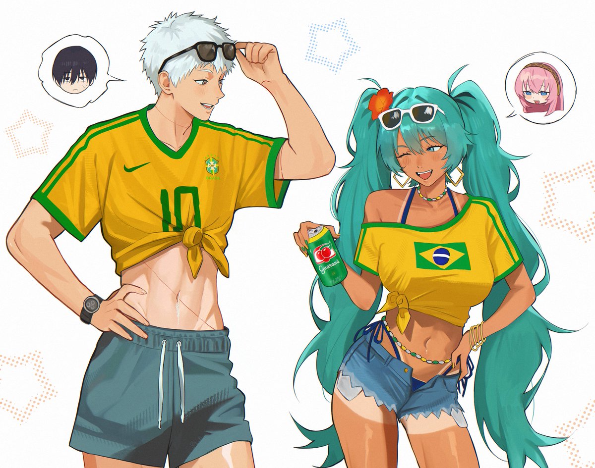 spenixthebig's tweet photo. brazilian 'hikaru' and miku u__u https://t.co/iJdvoLcqkA