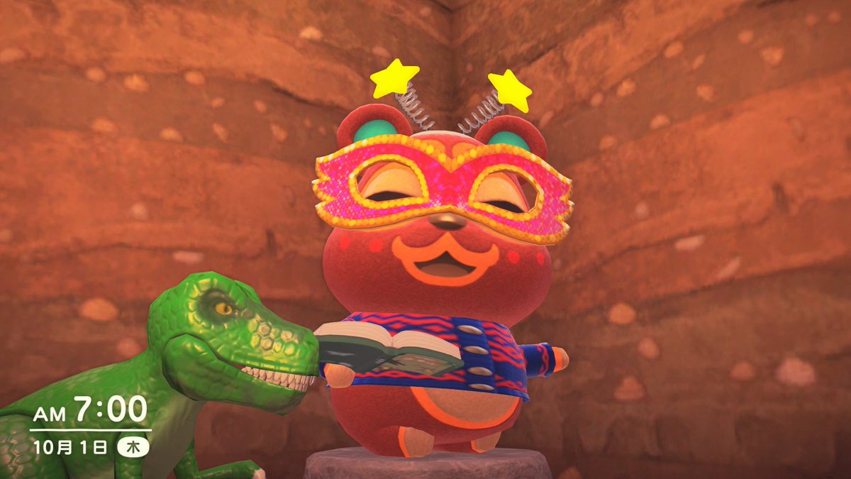 yudeegg_katame's tweet photo. おはようのどぐろうちゃん
#どぐろう #Clay #Boliche #NintendoSwith2 #どうぶつの森 #AnimalCrossing #ACNH https://t.co/Vf6ZwLd8Gt
