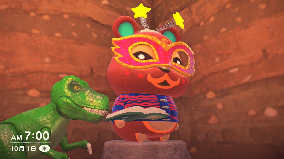 yudeegg_katame's tweet photo. おはようのどぐろうちゃん
#どぐろう #Clay #Boliche #NintendoSwith2 #どうぶつの森 #AnimalCrossing #ACNH https://t.co/Vf6ZwLd8Gt