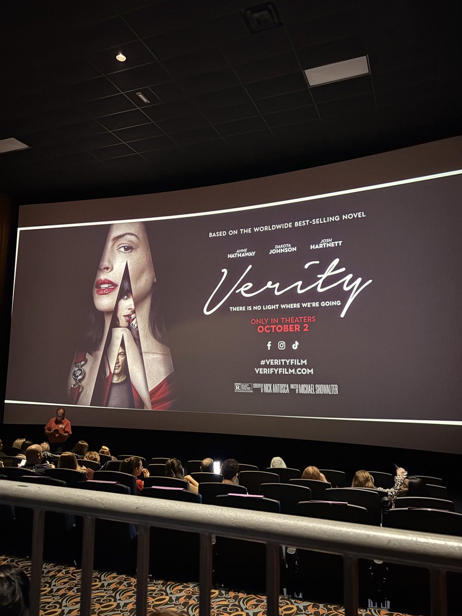 JesseDMcAnally's tweet photo. Verity is a blast. So fun. So dumb. Make 500 more thrillers Michael Showalter.

They spelled my name right too!! https://t.co/Fxa71Immp5