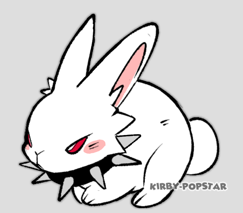 Kirby_Popstar_'s tweet photo. Goth Bunny https://t.co/ABlXkRc7ZE