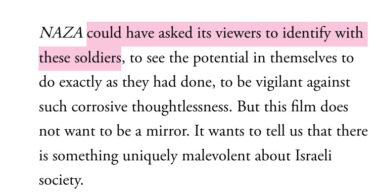 NathanJRobinson's tweet photo. the Atlantic is frustrated that NAZA does not "ask its viewers to identify" with Israeli war criminals https://t.co/L9jiodLSIb