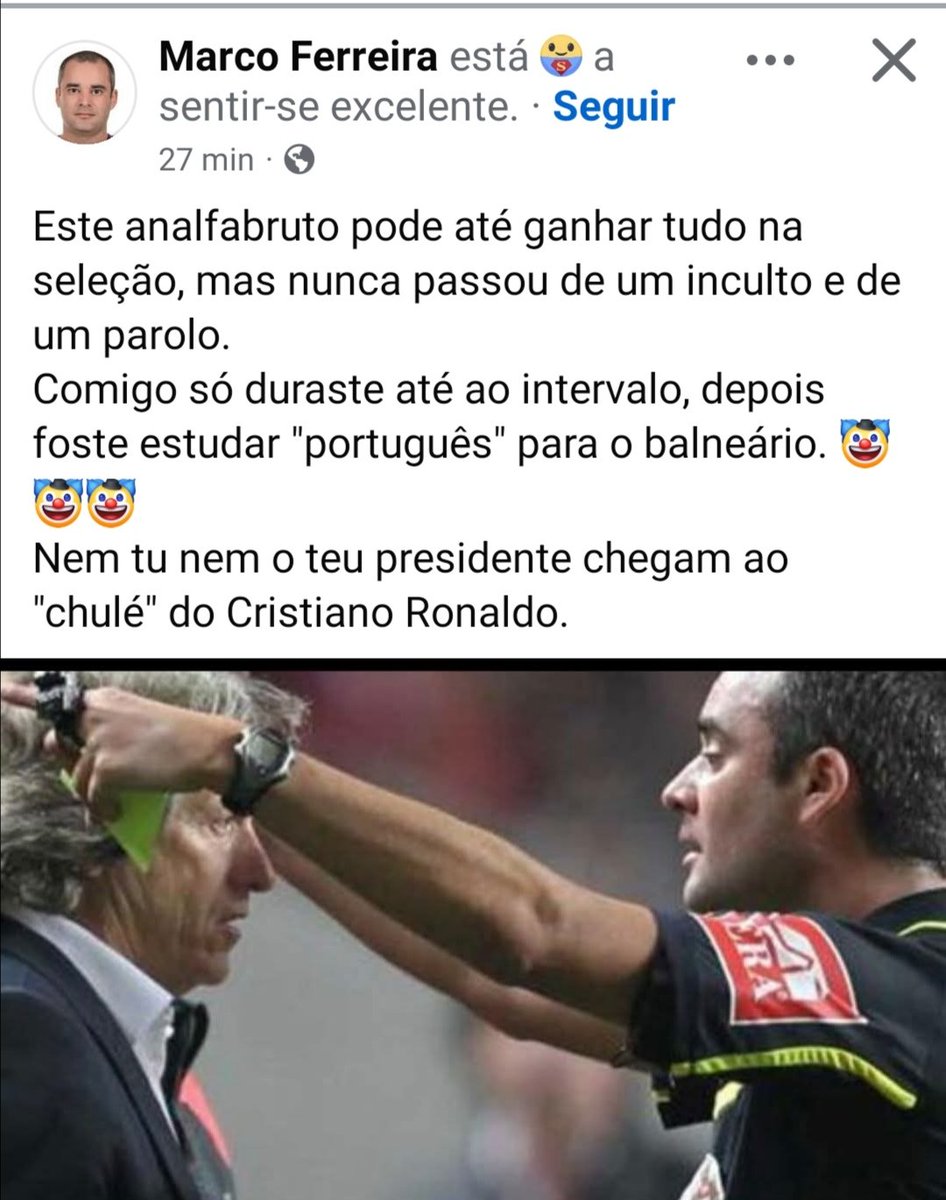 Eagleone1904's tweet photo. A confissão de um "crime" 
De um asco ressabiado 
E é comentador. https://t.co/S64B8QxNty