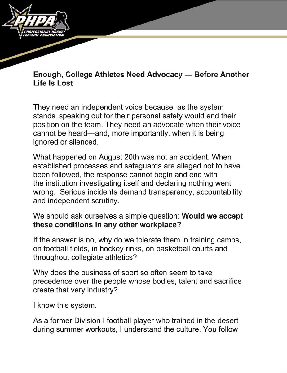 thephpa's tweet photo. A statement from PHPA Executive Director Brian Ramsay https://t.co/GxNTMzjUB4