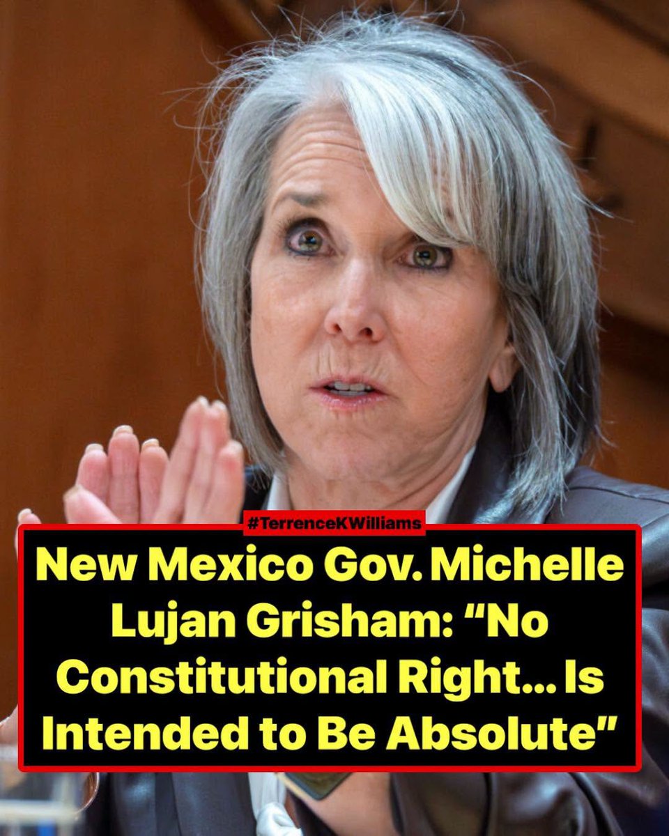 Leonard73714140's tweet photo. She said it Sept. 8, 2023, at a press conference in New Mexico after she issued a public health order suspending open and concealed carry in Albuquerque and Bernalillo County. https://t.co/ZpolbsCqGc
