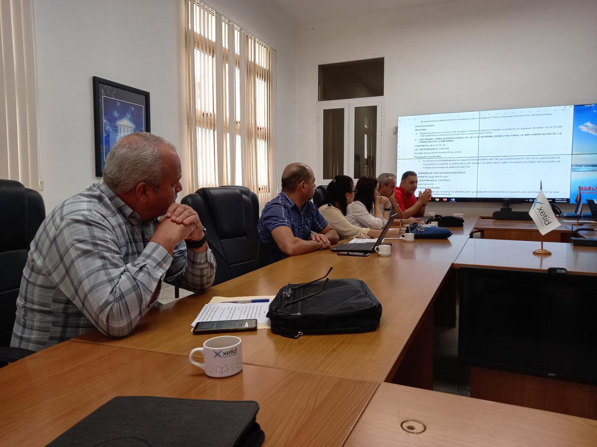 YoelIzquierdoC's tweet photo. En Alianza con la @xetid la transformacion digital de la actividad judicial en @Tsupremo avanza. #CubaNoEsUnaAmenazaElBloqueoSí https://t.co/VUrqMW09L2