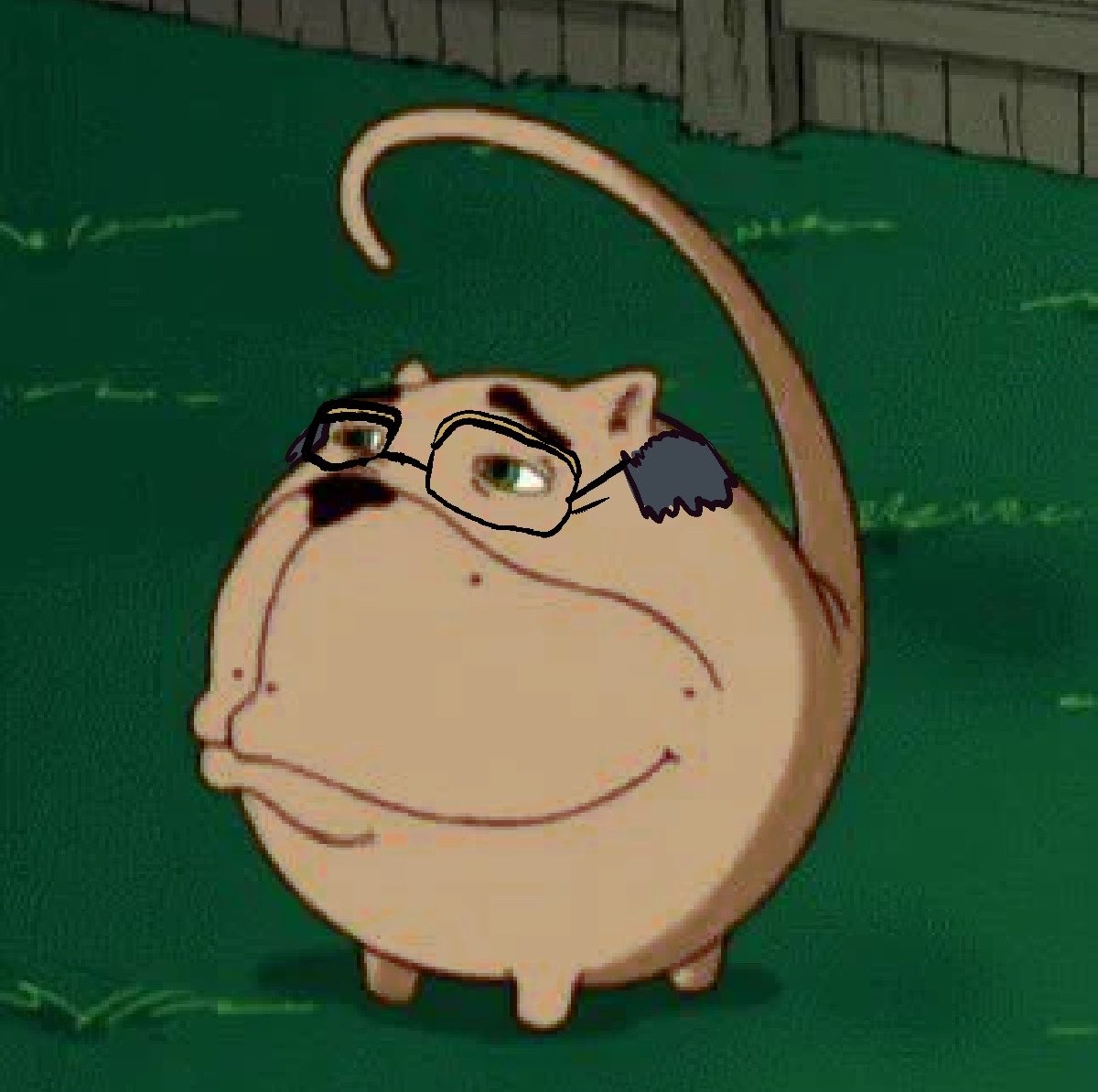 Morphene16's tweet photo. I have never drawn him before, so he ended up looking like Fat Dog Mendoza https://t.co/xURl8cHqFY
