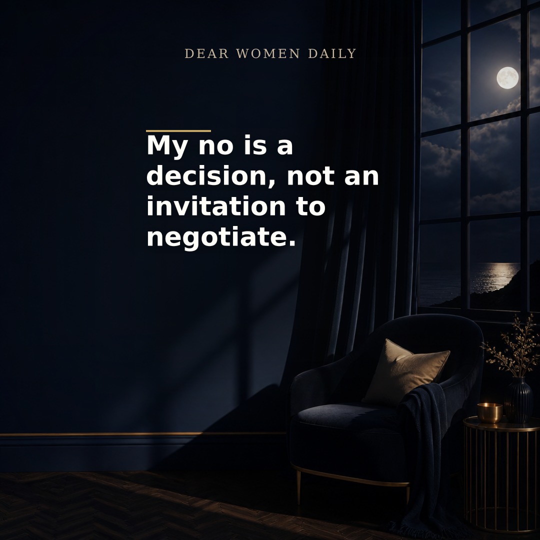 samugi52145's tweet photo. If someone keeps pushing, repeat your answer once and pause the conversation. Write down what happened afterward so you can recognize patterns and decide how much contact feels right. #DearWomenDaily #Boundaries #HealthyBoundaries #WomenEmpowerment https://t.co/e9RhQQijGw