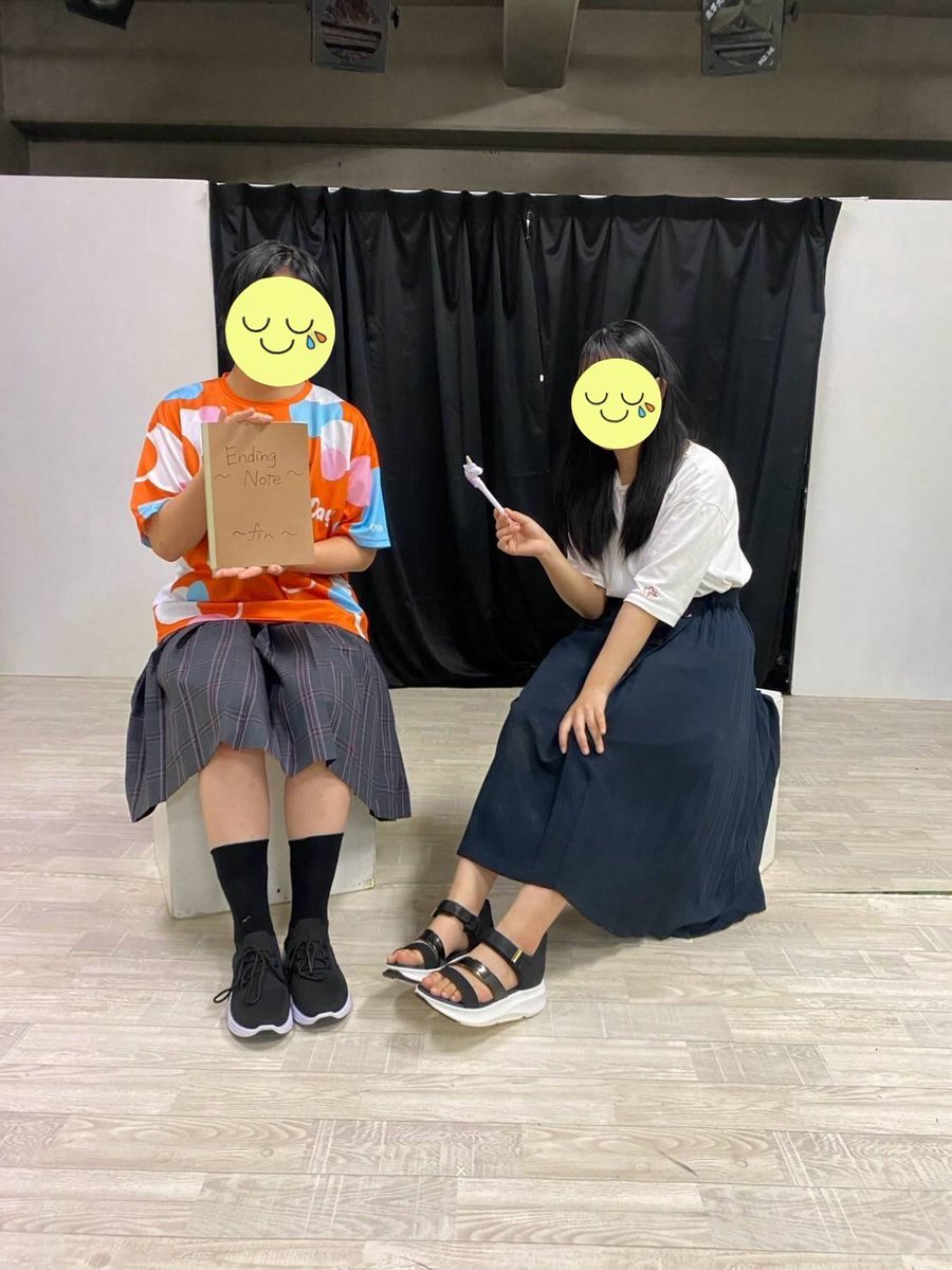 EBayrs23's tweet photo. 東京学芸大学 演劇サークル 劇団なきがお 第55回夏公演
「世界滅亡狂騒歌」

これにて終演となります。

ご観劇くださった皆様、誠にありがとうございました。

また次回の公演でお会いしましょう。ではでは👋

#劇団なきがお #夏公演 https://t.co/wxBSMyU9ny