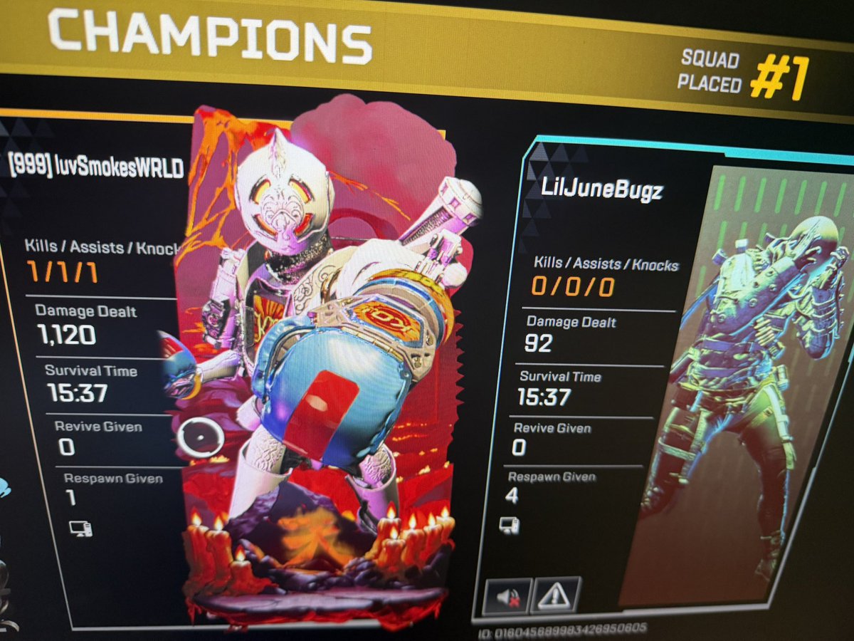 SmokesWRLD999's tweet photo. First and last game😐 https://t.co/H9Qg3O0FOv