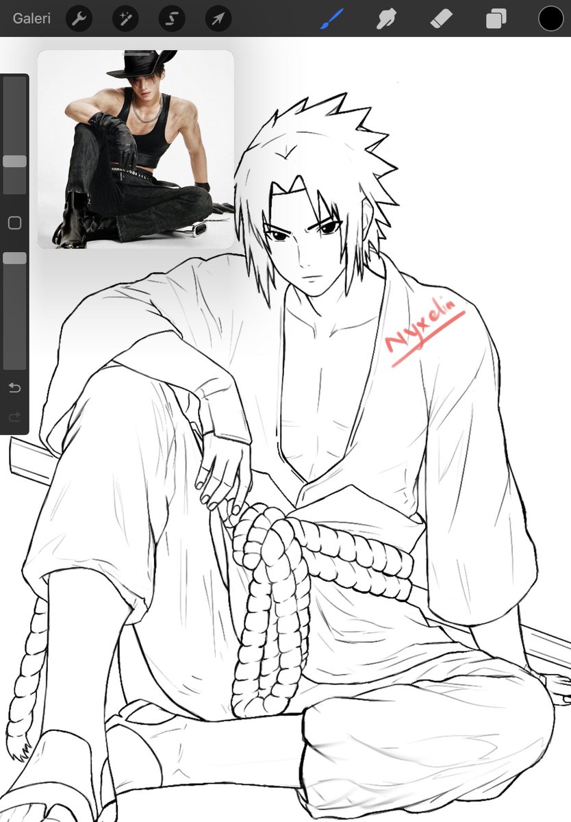 nyxelia8's tweet photo. Wip sasuke https://t.co/ltuxV1YMOd