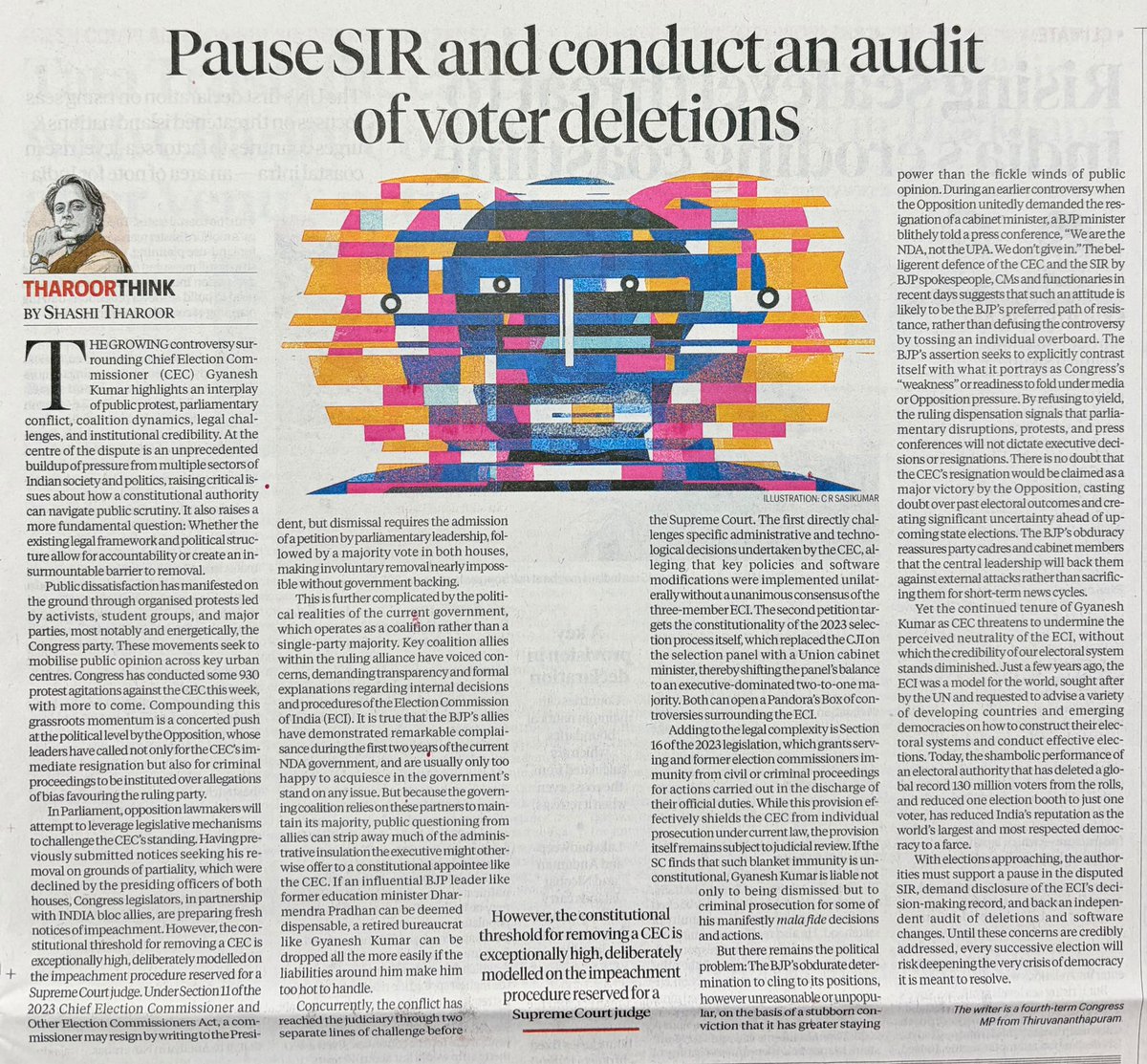 ShashiTharoor's tweet photo. And here is the column in print today, with a detailed analysis and a specific prescription: https://t.co/tZDIdqaj0N