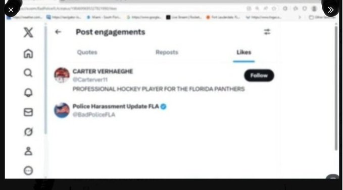 BadPoliceFLA's tweet photo. @demesmin_dover!
Why does Carter @Carterver11 & @CVerhaeghe21
(Florida Panthers) think you guys SUCK, too?
(See image below)

>Carter will not tell me?
>>Why Carter?
>>>You a lying loser, too - that's why! 

@99JAMZ @TheRealKFoxx 

@demesmin_dover, STOP Lying! 

#DemesminDover has enough attorneys for a baseball team - but when it comes to taking on difficult issues, they say they are too busy!

STAY AWAY FROM THEM! 

@NYAuxWBTB @AP @CivilRights @EdgeMediaNet @TheAdvocateMag @SPJFla @ACLU @ACLUFL @HouseFloor @SenateFloor @ESPNNH @CornelWest @ESPN @ACLUFLUnited @ACLULGBT @NHL @thccpodcast @BHIcePlex @ACLULocal2320 @FlaPanthers @DougPlagens @UpperDeckSports @NHLMedia @UpperDeckEsprts @UpperDeck44116 @upperdeckAZ @upperdecktigers @TimHortons @ApplePodcasts @TimHortonsUS @NHLmania @fearthecreek @NHLMediaReport @JamesonCoop @NHLTradeRumors @DidCarterScore @NHLPA @NHLRumourReport @NHLrumorsX @NHLRumorss @NHLRRUpdates @TheFourthPeriod @frank_seravalli @DailyFaceoff