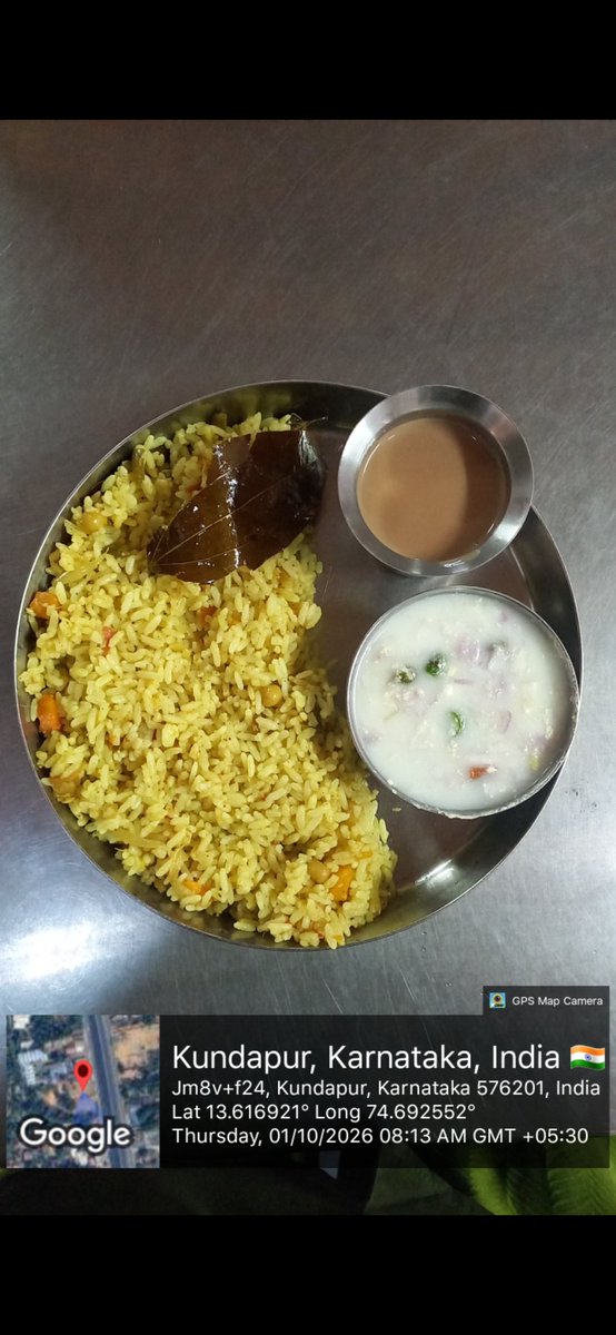 premetricgk's tweet photo. Pre metric girls hostel kundapur 
Breakfast 
1.10.26
#SocialAudit_SWDMeals 
#SocialWelfare_Karntaka
@sw_udupi https://t.co/aeloK7BhK3