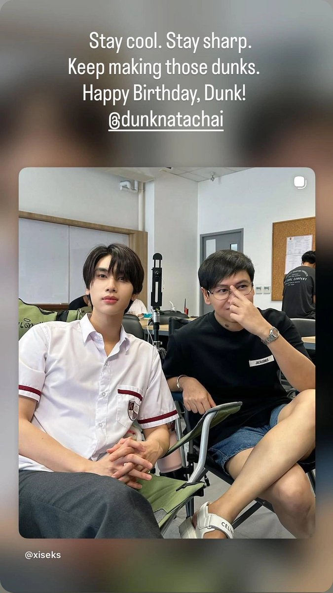 hanikebab's tweet photo. "stay cool. stay sharp. keep making those dunks. happy birthday, dunk!"

P'X 😭😭😭😭😭😭🤟🏻🤟🏻🤟🏻🤟🏻🤟🏻 his words while greeting hbd always amazing 🥹🫳🏻

WISH DUNK ALL THE BEST
#AllTheBestDunk26 https://t.co/6UDfyK38XV