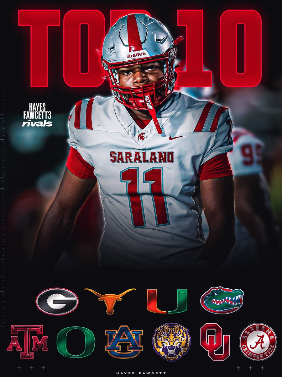 TFloss32's tweet photo. #HookEm makes the Top 10 for '28 DE target Keoni Snipes (@_thatkidky_) from Saraland, AL. #ThisIsTexas
https://t.co/UcL47ooiuz
https://t.co/D48zoBOmMk https://t.co/OiVILjebLc