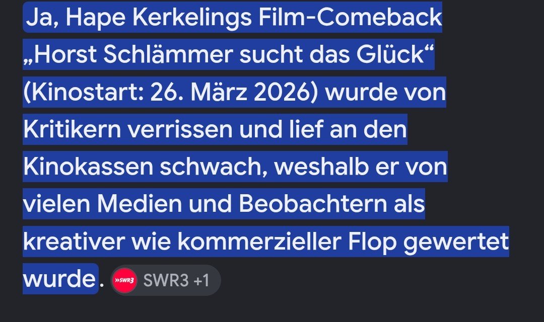 blackcrow_50's tweet photo. @welt Wenn man mit dummen flachen Witzen niemanden mehr erreicht, steigt man auf bezahlte politische #Hetze um. Es scheint sich zumindest finanziell wohl mehr zu lohnen als Filme zu drehen. #Kerkeling #Flop https://t.co/S3rm1IDhrg