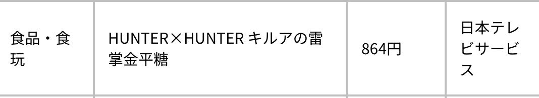HUNTER_goods70's tweet photo. 【食品・食玩】

10月に
『HUNTER×HUNTER キルアの雷掌金平糖』が発売予定。

詳細が分かり次第、お知らせします📢

#ハンターハンター https://t.co/t7fONGp5fn