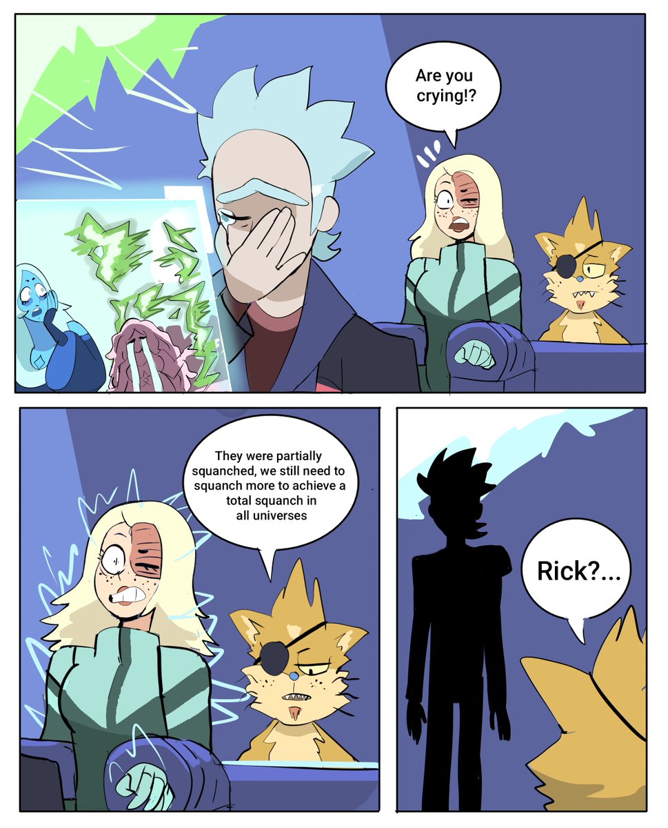 Darooart's tweet photo. There is still much to be done #Stevenuniverse #rickandmorty #diane #bluediamond #evilsquanchy https://t.co/I3GlnKtWb9