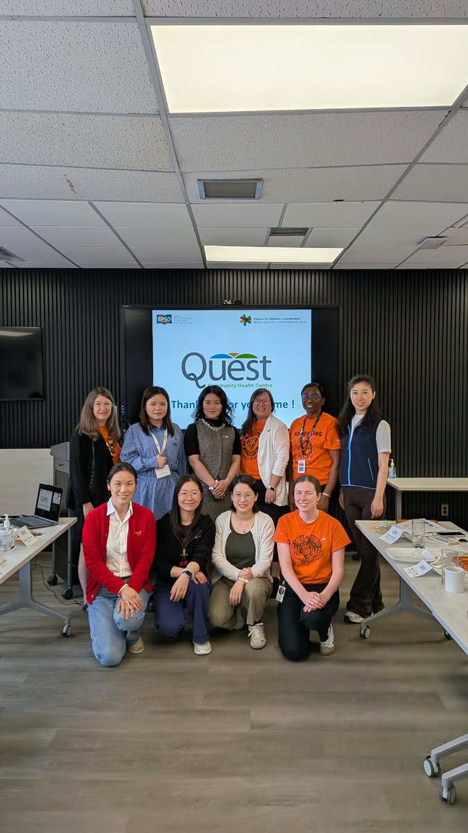 JanetCheeRNAO's tweet photo. Amazing study tour at @RNAO #BPSO Quest Community Health Centre in St. Catherines. 6 nurses from China learned about what BPSO and evidence-based practice looks like in a primary care and community outreach environment. @DorisGrinspun @Jenjen027435 https://t.co/jEWlgUvebH