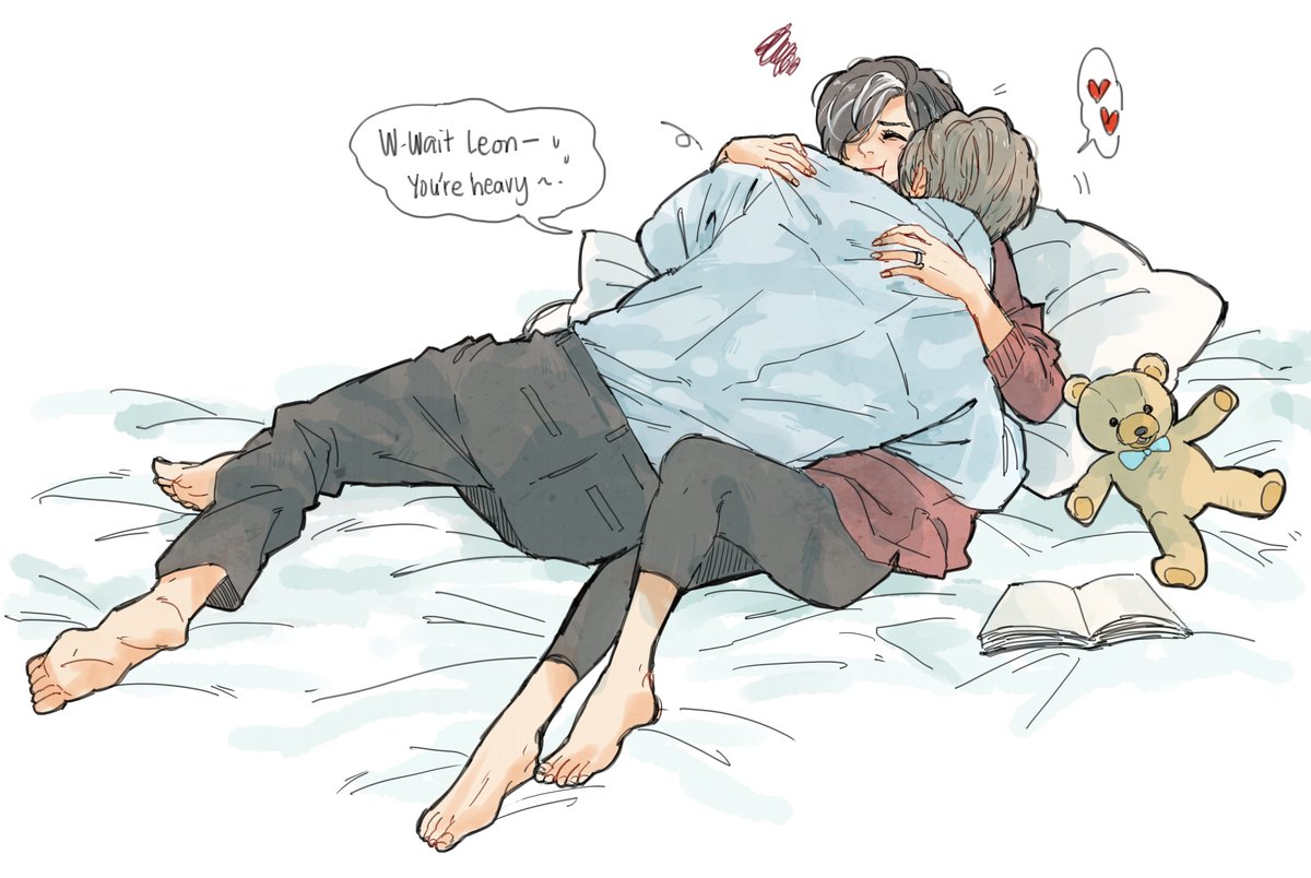 chonky_froggy's tweet photo. Came back from work and saw his wife was home ;u;

#AEON #aeon929 #REBHFun #clingyLeon https://t.co/jVQUvTzlcL