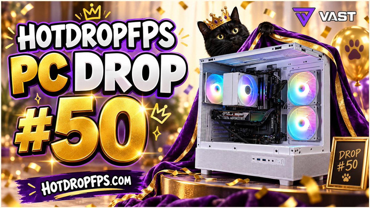 hotdropfps's tweet photo. The 50th PC Drop is HERE!
Join the community and enter!
https://t.co/WnDPbrgqkO https://t.co/jBMJXVddRm