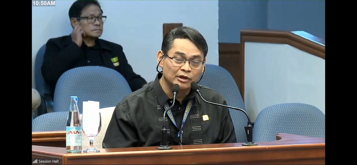 fs_abalos's tweet photo. House prosecutor Jonathan Keith T. Flores moves onto his direct examination of Samal City’s acting Register of Deeds Marco K. Pineda.

Mr. Pineda will testify on a separate property registered to Manases R. Carpio, the husband of Vice-President Sara Duterte-Carpio. 

The land is located in the Island Garden City of Samar, Davao Del Norte, and was purchased in 2018 for about P3.45-million.

Like with a P6-million property in Barangay Matina, the Prosecution seeks to establish that the Vice-President failed to declare the real estate acquisition in her SALNs. | @bworldph