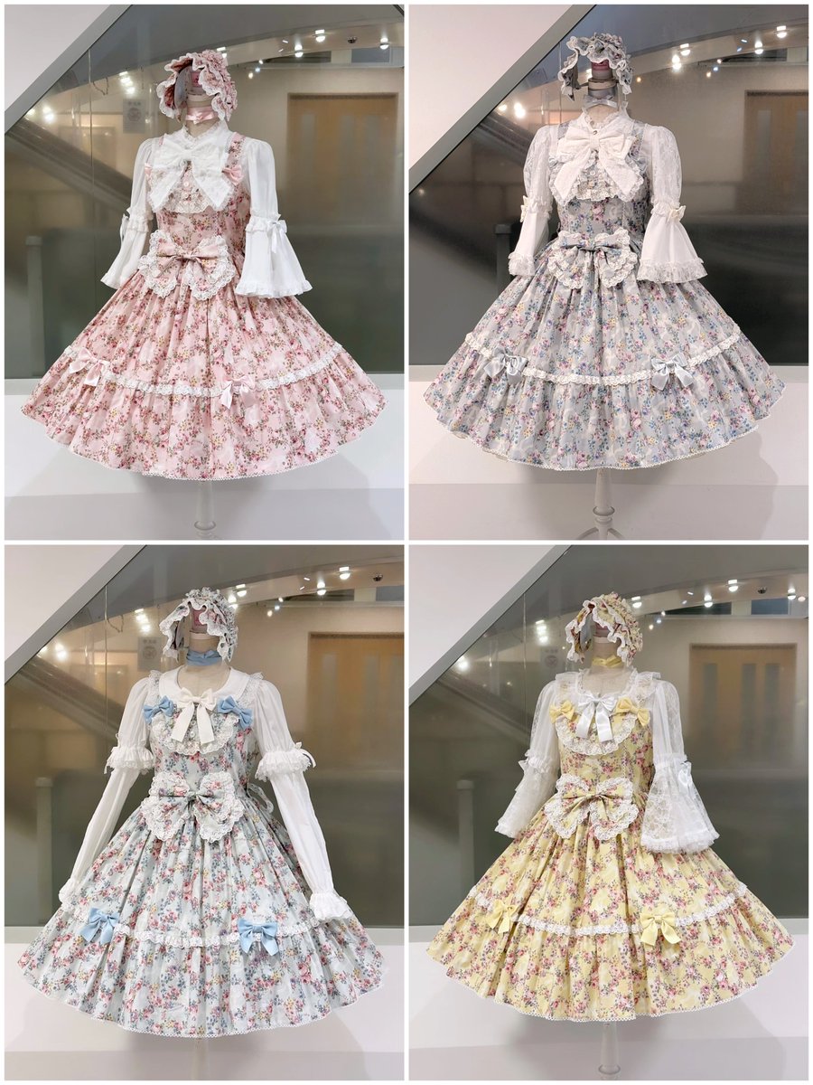 MetamorphoseEng's tweet photo. 💗🌼Pre-Order Now🌼💗
Flower Garden Yoke JSK
https://t.co/4NcgfvmdgP

- Yoke JSK
- Brimmed Headdress

colors: Pink, Saxe Blue, Yellow, Gray

*Limited quantity
#floral #floraldress
#metamorphose #mtdf #Lolitafashion https://t.co/Sv0vcuZDBt