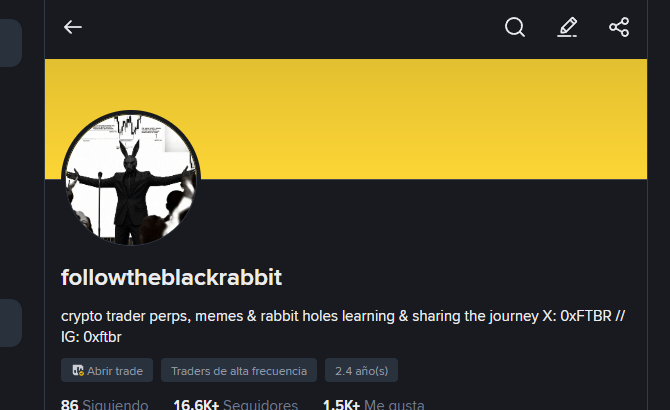 0xFTBR's tweet photo. @binance  should let us add a banner to that yellow section. It would look insanely good @cz_binance 🧡 https://t.co/SPd8Esdhtg