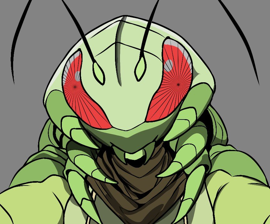 El_Istri's tweet photo. Los colores lo escogí lo más cercano al verde del insecto (Por mí daltonismo), aunque me falte quisiera pulir un poco, de a poco iré trabajando con este dibujo
La especie es un híbrido 2 insectos y un alien

#Insecro #Alien #Furry #DigitalDraw #Draw https://t.co/MtUzyCO5kD