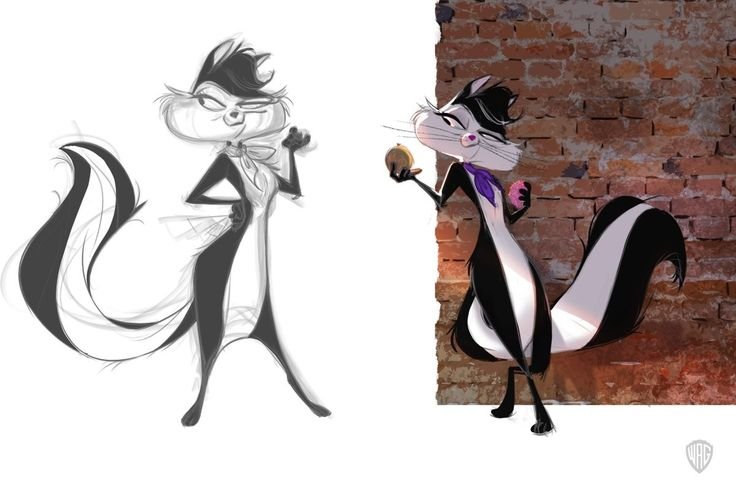 WaltzNoctis's tweet photo. ¿PODEMOS HABLAR DE LO BELLÍSIMA QUE SE VE PENELOPE EN EL CONCEPT ART DE LA PELÍCULA DESCARTADA DE PEPE LE PEW?

AAAAH 💌

#looneytunes #penelopepussycat https://t.co/c7lBn5yTyA