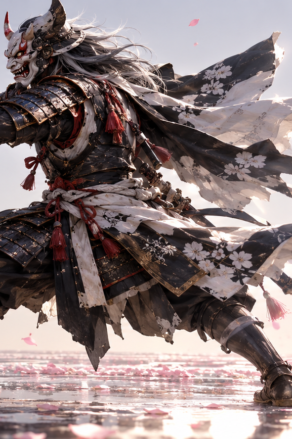 Anana0k's tweet photo. The Sakura and the Sword｜桜と刀 https://t.co/7s9LvyST6O