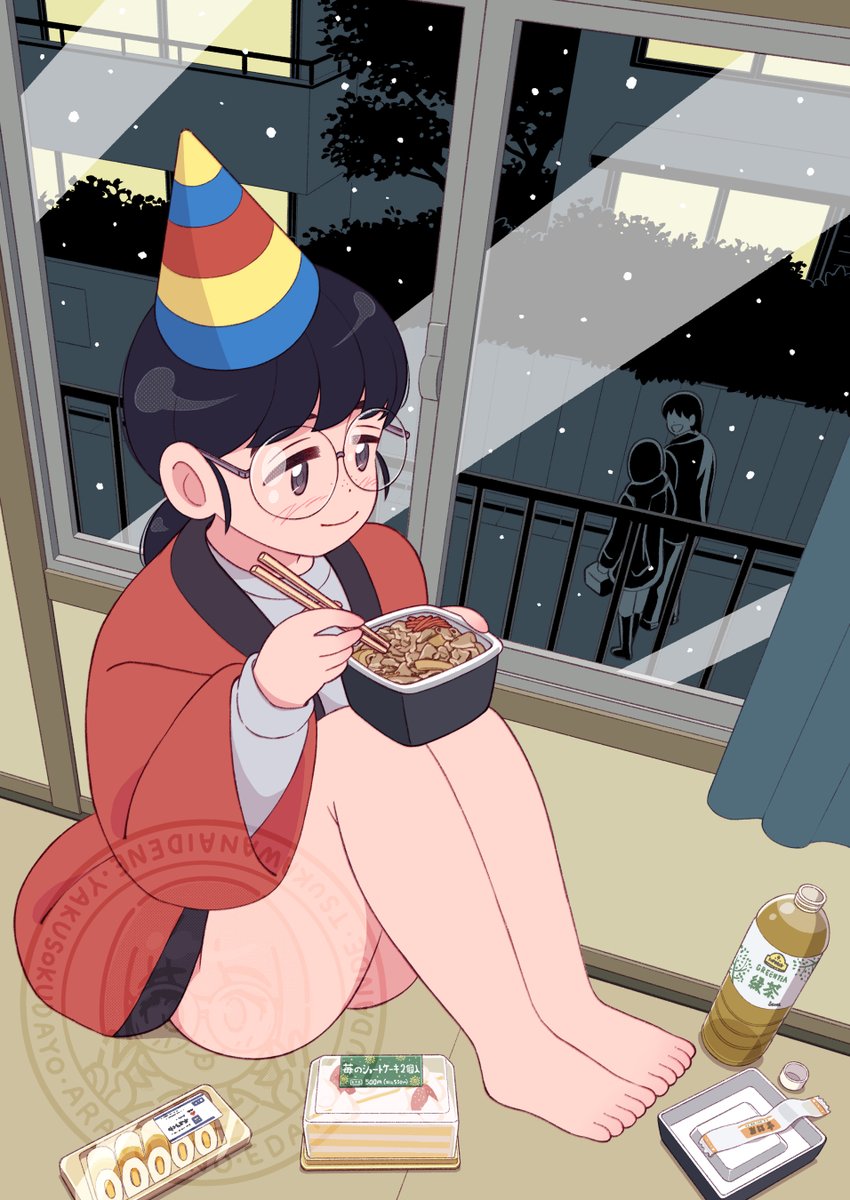 Aragon_Honnin's tweet photo. そういえば今日はこの日でした。散らかった部屋でだらだらしてる眼鏡さんを描くのが好きです
#眼鏡の日 
#メガネの日 
#めがねの日 https://t.co/GZElqPVA2G