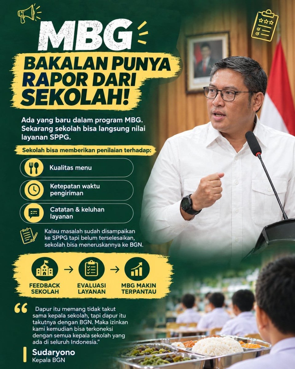 samsamdrf's tweet photo. Program Makan Bergizi Gratis tidak hanya menjamin kecukupan gizi anak-anak, tapi juga berkontribusi mencetak generasi unggul menuju Indonesia Emas 2045. #mbg https://t.co/ZvFiH3j7pO