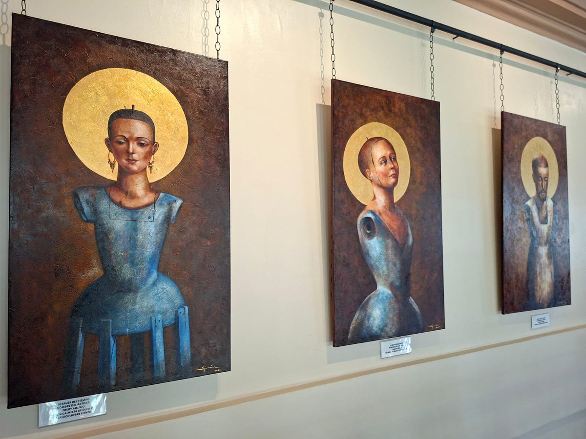 AquiEstaSV's tweet photo. #Nacionales | El arte salvadoreño llega al Centro Histórico de San Salvador con la exposición “Tierra, café y fe”, una muestra que reúne 12 obras de los artistas Germán Sagastume, Fredy Araujo y Carlos Girón García. https://t.co/hxhxInMdIX