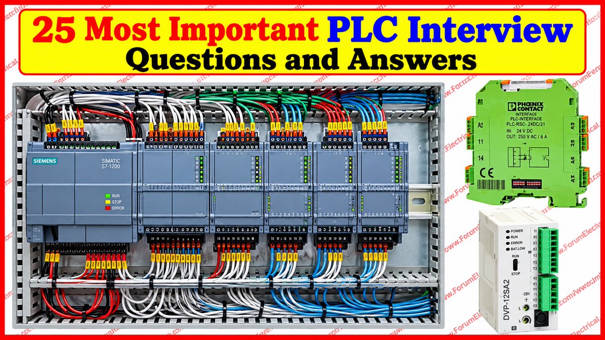 Rabert_infohe's tweet photo. 25 Most Important PLC Interview Questions and Answers
https://t.co/IDmMSV2lVq
#PLC #PLCInterviewQuestions #PLCProgramming #ProgrammableLogicController #PLCInterview #Automation #IndustrialAutomation #ControlSystems
https://t.co/IDmMSV2lVq https://t.co/HzhiVZLehy
