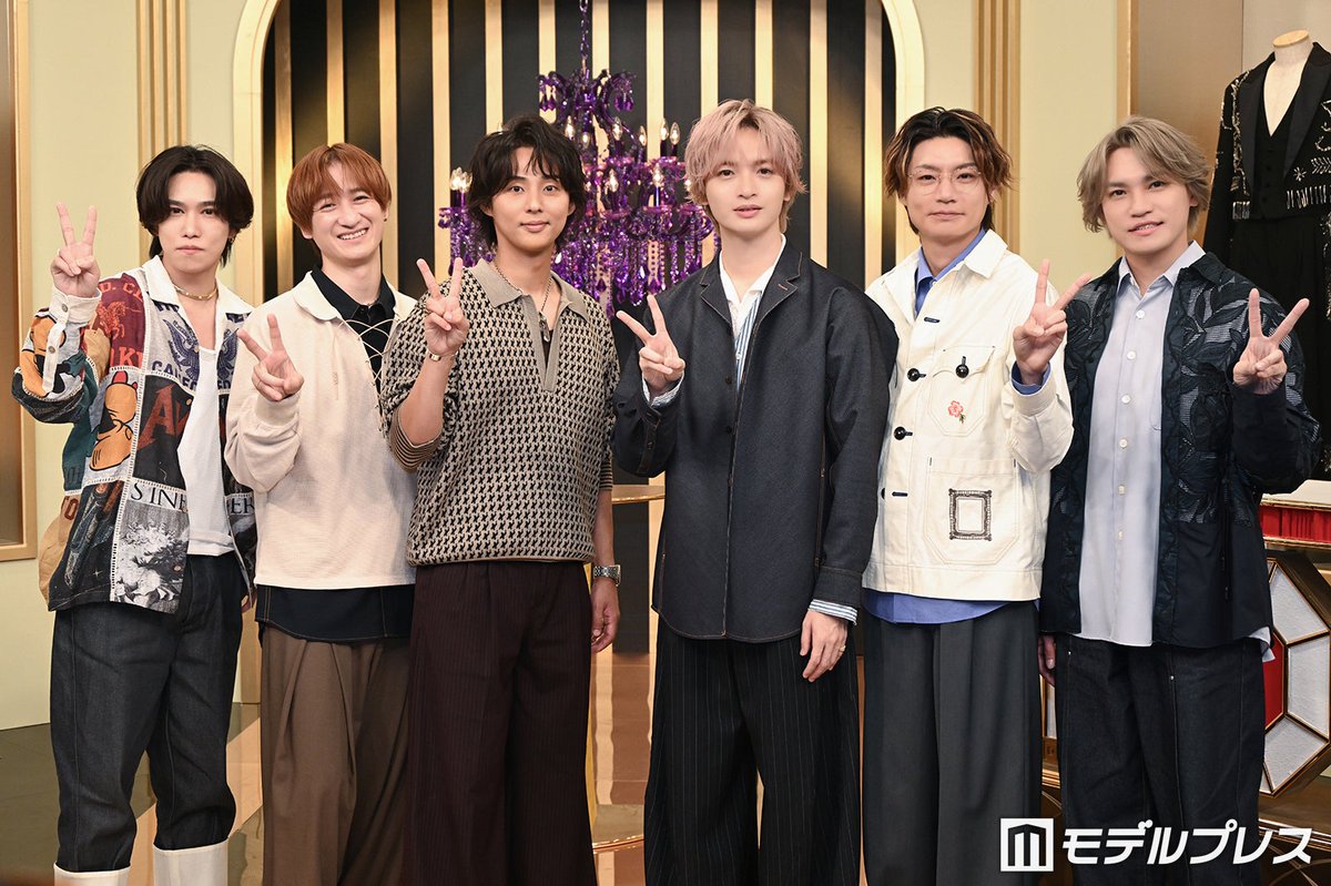 modelpress's tweet photo. 【「キスマイ×NEXT」囲み取材💋】

\U-NEXT初冠番組で刺激的な経験/
▫️玉森裕太“伝説衣装”の行方「節目とかに(笑)」
▫️千賀健永本人も忘れていた鳥肌映像
▫️メンバーの新たな一面

✍🏼ほぼ全文
https://t.co/1rPqJrflj1

「このグループでよかったな、このメンバーでよかったなと思える企画でした」 https://t.co/MsZnNZCGN0