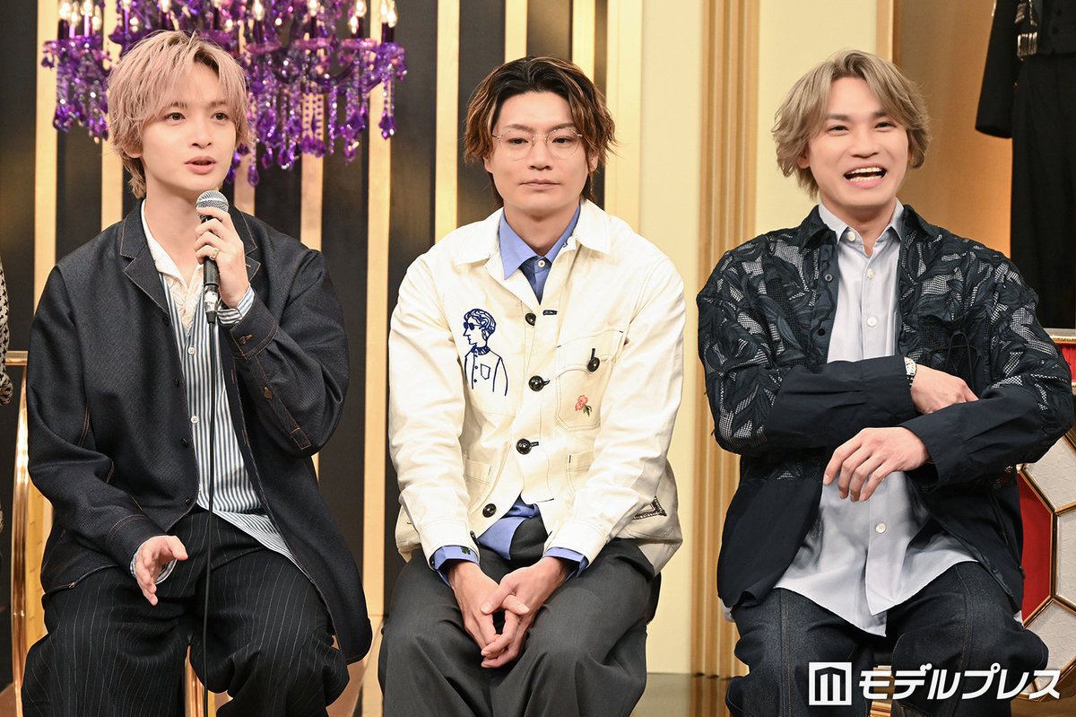 modelpress's tweet photo. 【「キスマイ×NEXT」囲み取材💋】

\U-NEXT初冠番組で刺激的な経験/
▫️玉森裕太“伝説衣装”の行方「節目とかに(笑)」
▫️千賀健永本人も忘れていた鳥肌映像
▫️メンバーの新たな一面

✍🏼ほぼ全文
https://t.co/1rPqJrflj1

「このグループでよかったな、このメンバーでよかったなと思える企画でした」 https://t.co/MsZnNZCGN0
