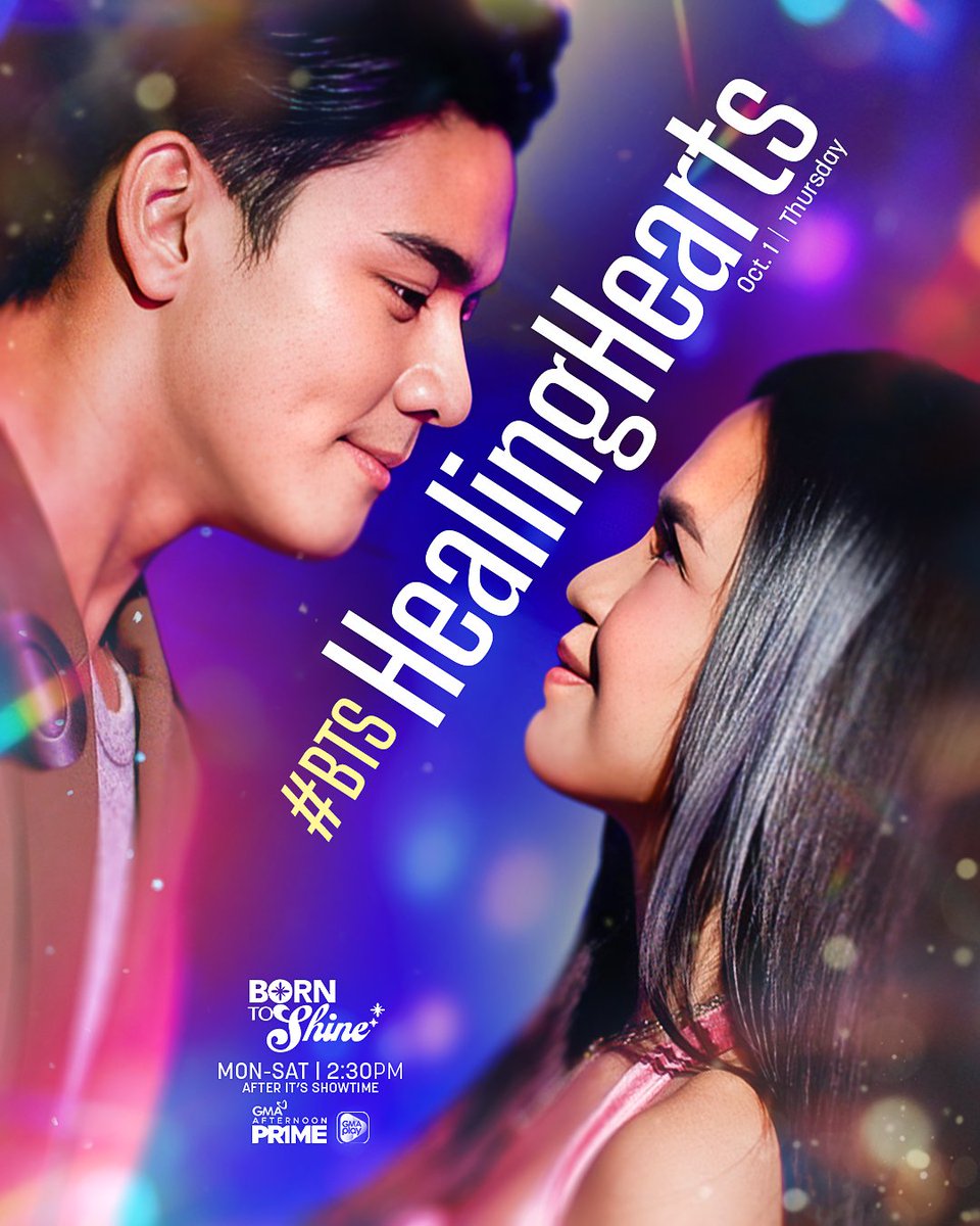 GMADrama's tweet photo. I-ready na ang puso dahil sa kilig na hatid nina Jeni at Nate! 🤭

Tumutok mamaya sa #BornToShine, 2:30 p.m. sa GMA Afternoon Prime!

Official Hashtag: #BTSHealingHearts https://t.co/U6MZUSI3JM