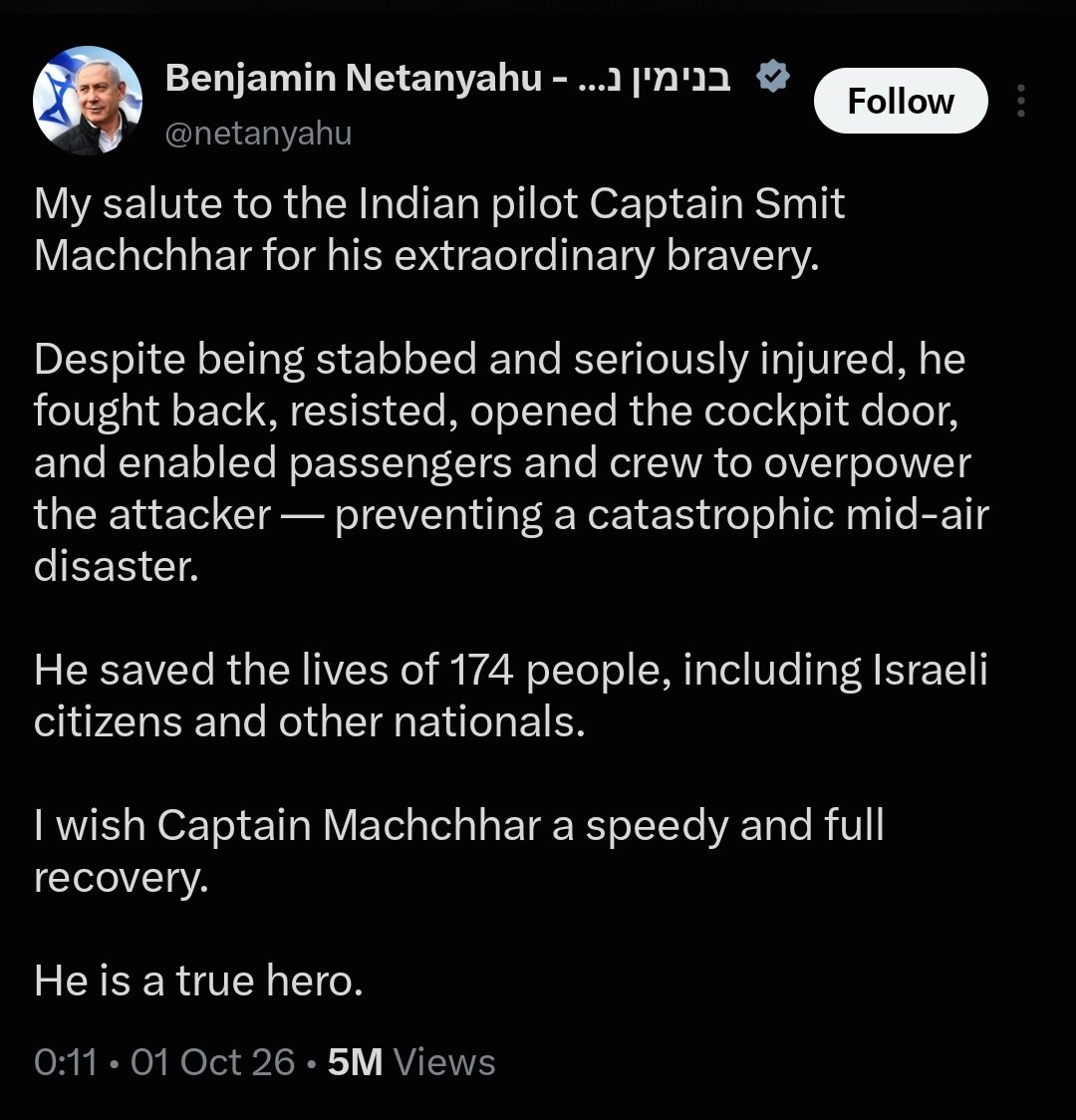 CivilsNetwork's tweet photo. भारतीय पायलट 🫡🫡 

Captain Smit Machchhar https://t.co/kZcawF9zzx