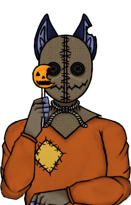 YumikoWolf's tweet photo. Happy Halloween! (Well early Halloween) my community voted for my next model and they wanted a horror movie IP as my costume this year, so I present: Sam from the 2007 Horror/Comedy Trick ‘r Treat! https://t.co/MbUH3ybnx5