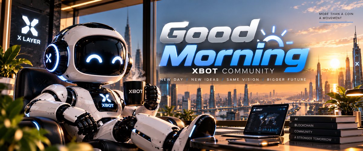 XBOTLabs's tweet photo. GOOD MORNING, $XBOT FAMILY!

A new day. A new opportunity. 
The same vision, with bigger ambitions. 

We’re building more than a coin. We’re building an AI-powered future on X Layer. From blockchain intelligence to everyday personal research, the journey is just getting started.

Stay focused. Keep building. Keep believing.

GOOD MORNING IS BUY MORNING!

$XBOT Independent Intelligence on X Layer.

Ca: 0xa63e42d09bfca311e8091269ac45fdeba9b0eeee