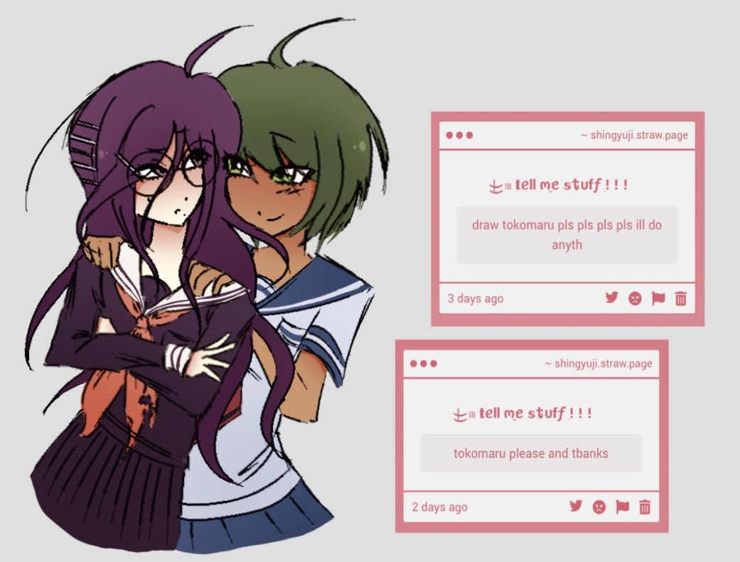 shingyuji's tweet photo. tokomaru reqs #danganronpa https://t.co/9TdZTojw6B