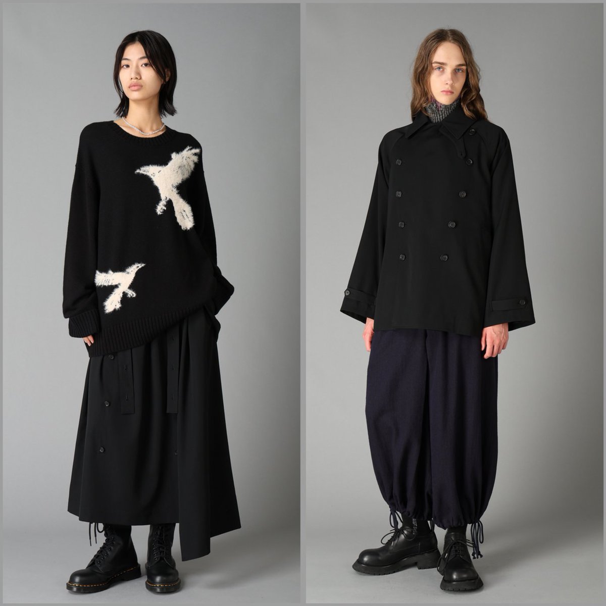 syte_etys's tweet photo. 【NEW IN】S’YTE 26AW
Oct.1:Release
Available now
シャギー感のある立体的な柄が浮かび上がるニット。
クラシックな輪郭に、異素材とクラフトの表情を重ねて。
公式オンラインストア
THE SHOP YOHJI YAMAMOTOへは
下記リンク🔗から
https://t.co/Z1IIYXeuS8
#syte #26AW #woolgabardine #crow #appliqué
————————————————————
▼展開店舗
THE SHOP YOHJI YAMAMOTO
S’YTE 渋谷PARCO
WILDSIDE YOHJI YAMAMOTO OSAKA
WILDSIDE YOHJI YAMAMOTO HARAJUKU
Ground Y 名古屋PARCO
Ground Y + S’YTE 札幌PARCO