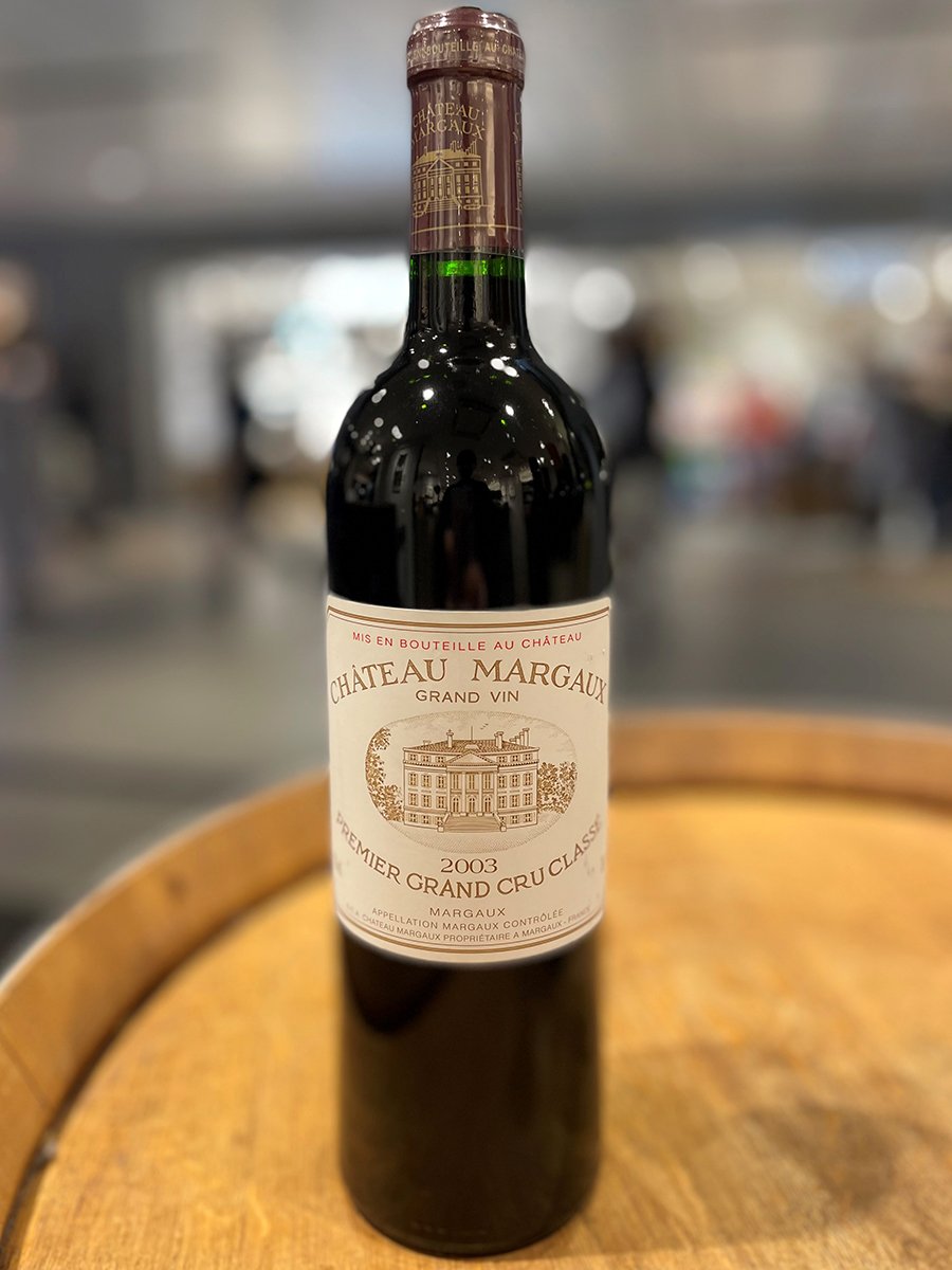 enoteca_online's tweet photo. 東京駅グランスタ丸の内店では本日より「シャトー・マルゴー 2003」をご提供🍷

20年以上の熟成を経たマルゴー。力強さと気品、凝縮感と円熟味が見事に調和した特別な1本です。

この機会にぜひご堪能ください！

※なくなり次第終了です。 https://t.co/9qGaaxC7f9