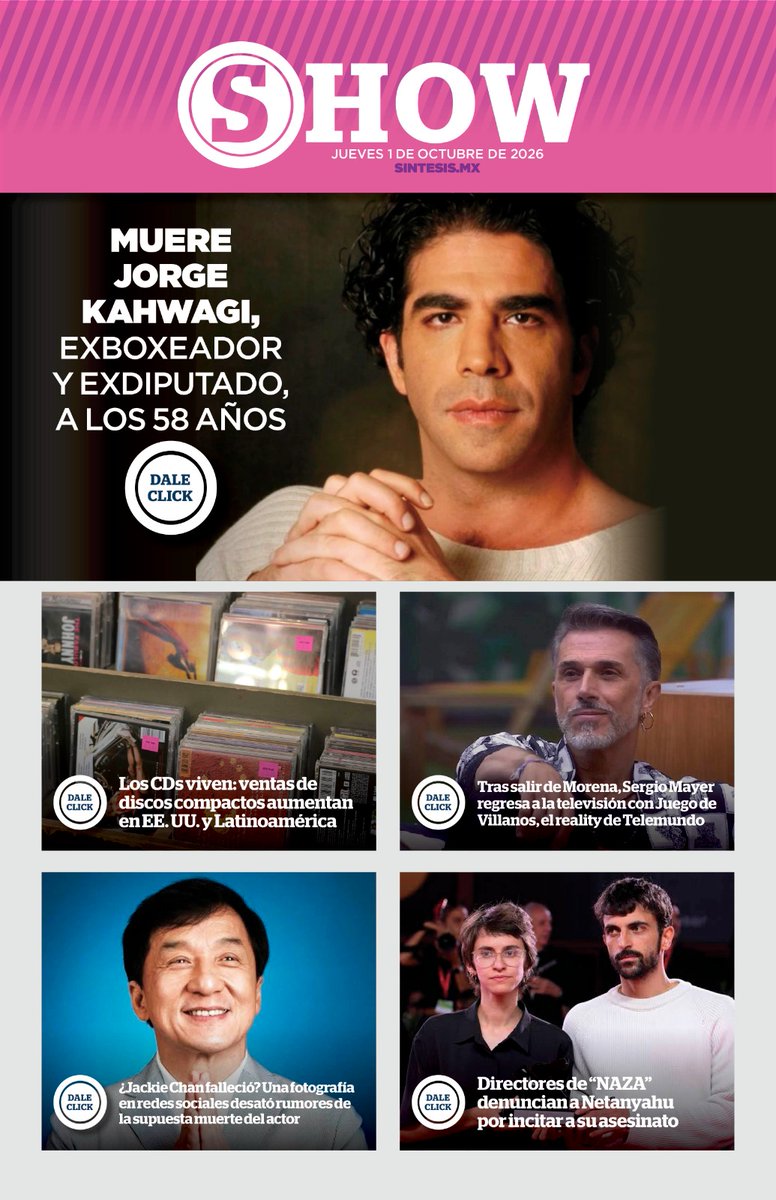 TlaxSintesis's tweet photo. Las noticias en Síntesis:
https://t.co/O9Hkxr345o

🏵️ Campos de Tepeyanco rumbo al Día de Muertos

🎒 ONU propone programa de empleo para migrantes

❗ ONU exige protección a Madres Buscadoras en México

🕊️ Muere Jorge Kahwagi

⚽ Cristiano Ronaldo abandona a Portugal

Nuestro periódico digital:
📲 https://t.co/jUHt5WNbka