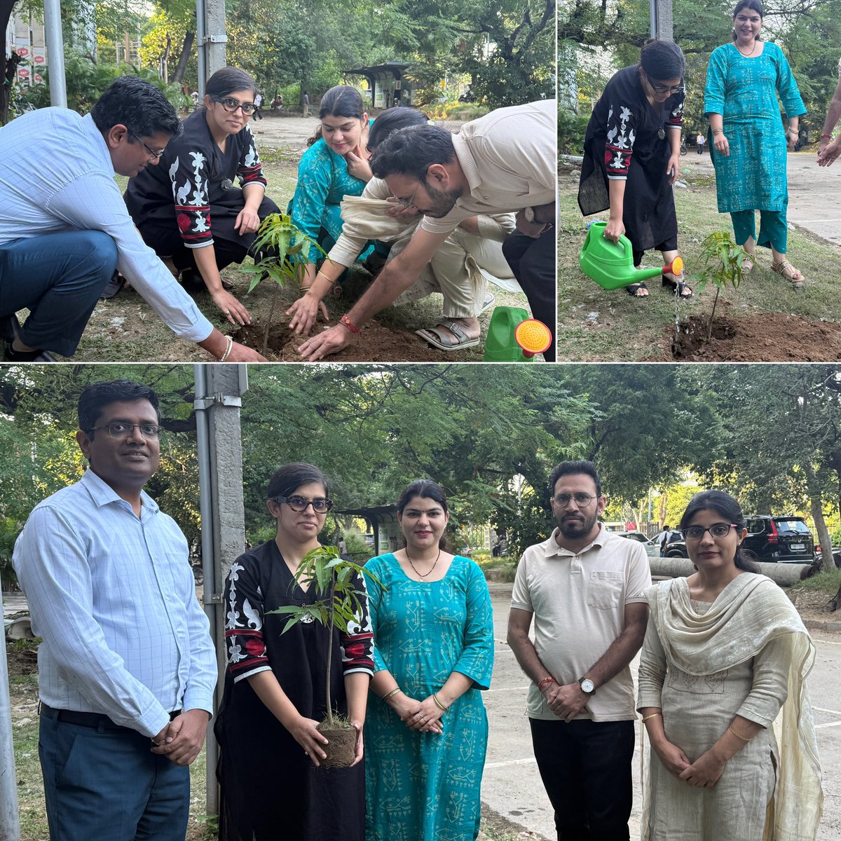 rpochandigarh's tweet photo. Officials of RPO Chandigarh joined the #EkPedMaaKeNaam initiative by planting a tree sapling within the premises of the Passport Office. 

The officials also thanked Safai Mitras for their vital contribution in keeping the office clean. Further, as part of the #SwachhataHiSeva2026 campaign, PM Jan Dhan accounts were opened for the housekeeping staff. 

#SpecialCampaign6 #SHS2026