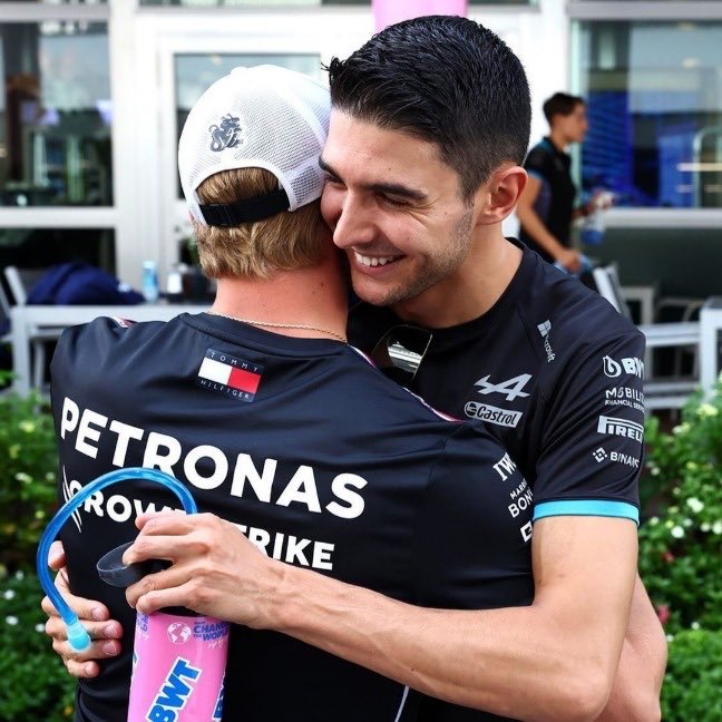 oscontruther's tweet photo. Friendly reminder that Haas fired Mick Schumacher in a hotel lobby mid season and then proceeded to villainize him to the general public in an attempt to justify themselves. They’re now doing the same thing to Esteban Ocon. This is not new behavior for Haas. https://t.co/KYsqEiC5tn